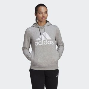 Bluza z Kapturem Loungewear Essentials Logo Rozmiar XL Szary - GL0719. Białe bluzy ADIDAS, xl, bez wzorów, z kapturem. Za 199,00 zł.