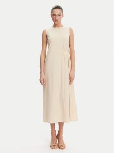 Weekend Max Mara Sukienka letnia Tenebre 2515621032 Écru Regular Fit. Kombinezony Weekend Max Mara, na lato, xl, bez wzorów, z syntetyku, bez kołnierzyka, bez ramiączek. Za 489,99 zł.