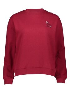 Pepe Jeans Sweter w kolorze czerwonym rozmiar: L. Czerwone swetry oversize Pepe Jeans, l, bez wzorów, z bawełny, bez ramiączek. Za 210,32 zł.