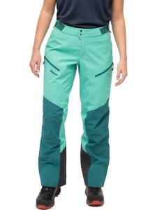 Bergans Spodnie funkcyjne "Tind" w kolorze turkusowym rozmiar: XS. Niebieskie spodnie dresowe Bergans, xs, bez wzorów, z materiału. Za 438,21 zł.