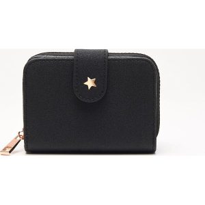 Portfel z cekinami - Czarny. Paski marki Cropp. Za 34,99 zł.