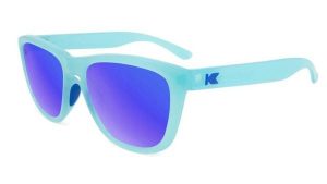 Okulary przeciwsłoneczne dla dorosłych - kategoria 3 z polaryzacją - Icy Blue /. Niebieskie okulary przeciwsłoneczne KNOCKAROUND. Za 190,40 zł.
