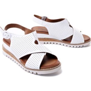 ARTIKER RELAKS 50C0846 biały, sandały damskie. Białe sandały Artiker Relaks, bez wzorów, z gumy, bez obcasa, na koturnie, bez zapięcia. Za 152,94 zł.
