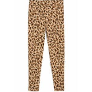 Młodzieżowe legginsy Essentials Aninmal PUMA Light Sand Beige. Brązowa legginsy Puma, bez wzorów. Za 129,00 zł.