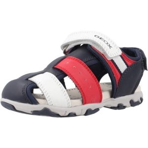 Sandały GEOX B S.FLAFFEE B.B Niebieski. Niebieskie buty trekkingowe Geox, ze skóry, bez zapięcia. Za 191,99 zł.