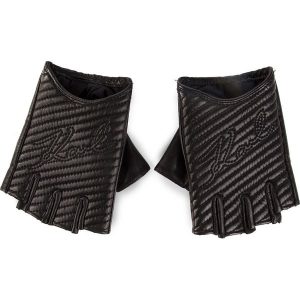 Rękawiczki Damskie KARL LAGERFELD - 91KW3611 Black 999. Rękawiczki marki KARL LAGERFELD. Za 489,00 zł.