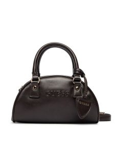Guess Torebka V6BZ07 W4597 Brązowy ciemny. Brązowe torebki klasyczne Guess, z aplikacjami, ze skóry, bez dodatków. Za 344,99 zł.
