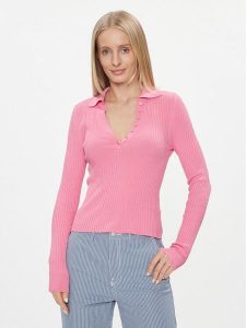 ONLY Sweter Minna 15309345 Różowy Regular Fit. Czerwone swetry klasyczne ONLY, l, z syntetyku, bez kołnierzyka. Za 69,99 zł.