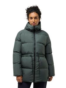 Jack Wolfskin Kurtka puchowa w kolorze zielonym rozmiar: L. Zielone kurtki Jack Wolfskin, l, bez wzorów, z puchu, bez kaptura. Za 592,99 zł.