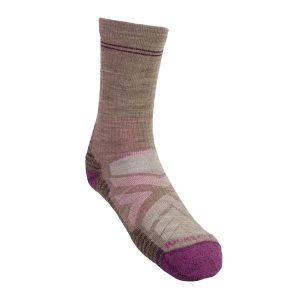 Skarpety trekkingowe Smartwool Hike Light Cushion Crew. Brązowe skarpetki Smartwool, bez wzorów, z wełny. Za 109,99 zł.