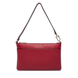 Torebka MICHAEL Michael Kors. Czerwone torebki wieczorowe MICHAEL Michael Kors, bez wzorów, bez dodatków. Za 459,99 zł.
