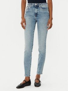 Tommy Hilfiger Jeansy Como WW0WW43717 Niebieski Skinny Fit. Niebieskie jeansy TOMMY HILFIGER, bez wzorów, z bawełny. Za 349,99 zł.