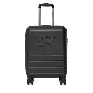 Walizka kabinowa Reebok. Czarne walizki Reebok, bez wzorów. Za 259,99 zł.