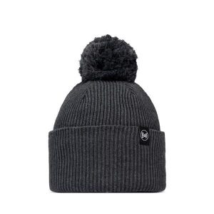 Czapka BUFF KNITTED BEANIE RENVI GREY HEATHER. Szare czapki Buff, bez wzorów, sportowe. W wyprzedaży za 104,93 zł.