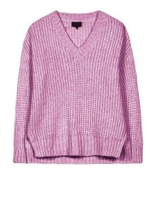 Herrlicher Sweter w kolorze różowym rozmiar: XL. Różowe swetry oversize Herrlicher, xl, bez wzorów, ze splotem, bez ramiączek. Za 127,35 zł.
