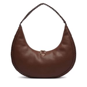 Torebka Guess. Brązowe torebki klasyczne Guess, z aplikacjami, bez dodatków. Za 674,99 zł.