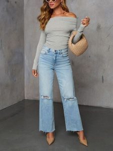 LA Angels Koszulka w kolorze szarym rozmiar: L. Szare bluzki LA Angels, l, bez wzorów, bez kołnierzyka, bez ramiączek. Za 113,99 zł.