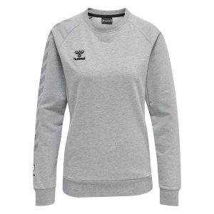 Damska bluza bawełniana Hummel Move Grid. Szare bluzy Hummel, m, bez wzorów, z bawełny, bez kaptura. Za 232,95 zł.