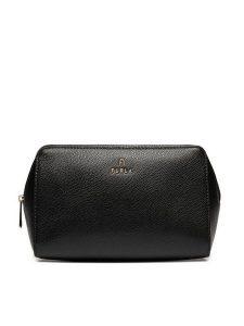 Furla Kosmetyczka Camelia L Cosmetic Case WE00618-ARE000-O6000-1007 Czarny. Czarne torebki klasyczne Furla, bez wzorów, ze skóry, bez dodatków. Za 499,99 zł.