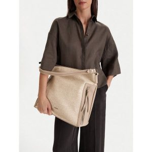 Torebka Lasocki. Brązowe torebki klasyczne Lasocki, bez wzorów, bez dodatków. Za 199,99 zł.