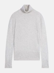 Perfect Cashmere Kaszmirowy golf "Tracy" w kolorze jasnoszarym rozmiar: L. Szare golfy Perfect Cashmere, bez wzorów, z kaszmiru. Za 413,99 zł.