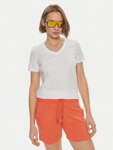 JOOP! T-Shirt 30040355 Biały Regular Fit. Białe t-shirty JOOP!, bez wzorów, z bawełny, bez kołnierzyka, bez ramiączek. Za 119,99 zł.