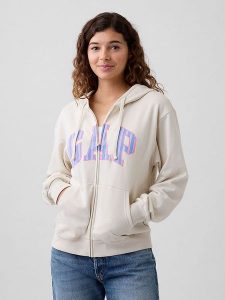 GAP Bluza w kolorze kremowym rozmiar: XL. Brązowe bluzy GAP, xl, bez wzorów, bez kaptura. Za 95,95 zł.