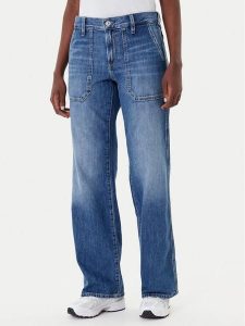 G-Star Raw Jeansy Judee Carpenter D23590-D536 Niebieski Loose Fit. Niebieskie jeansy G-Star Raw, bez wzorów, z bawełny. Za 469,99 zł.