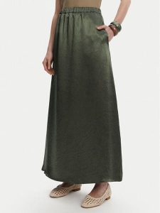 Max Mara Leisure Spódnica trapezowa Nuevo 2516101028 Zielony Regular Fit. Zielone spódnice Max Mara Leisure, bez wzorów, z acetatu. Za 495,99 zł.