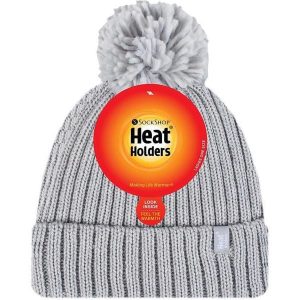 Zimowy Kapelusz Damski Arden Jasnoszary z Wolmixu. Szare kapelusze HEAT HOLDERS, bez wzorów, eleganckie. Za 166,99 zł.
