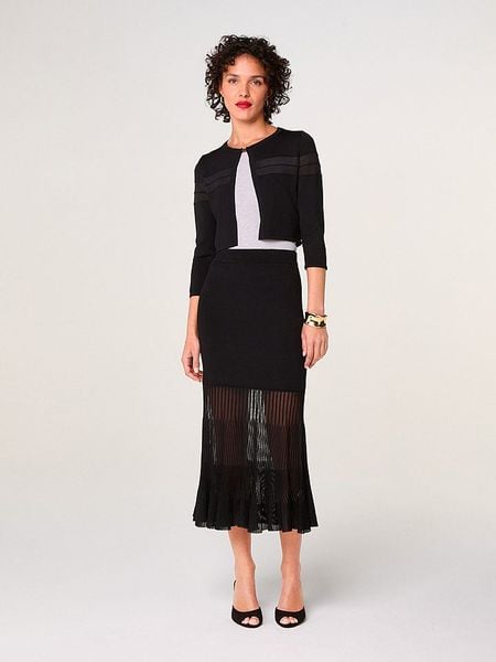 Rodier Spódnica w kolorze czarnym rozmiar: M. Czarne spódnice Rodier, na co dzień, m, bez wzorów, midi. Za 414,33 zł.