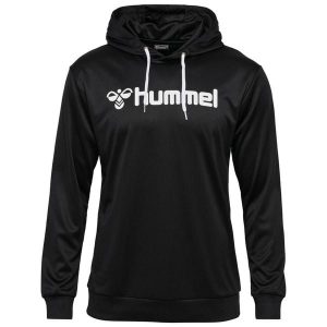 Bluza z kapturem Hummel Logo. Czarne bluzy Hummel, bez wzorów, z kapturem. Za 170,50 zł.