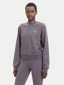 Adidas by Stella McCartney Bluza JW4692 Szary Regular Fit. Szare bluzy adidas by Stella McCartney, l, bez wzorów, z bawełny, bez kaptura. Za 379,99 zł.