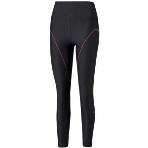 Damskie legginsy Puma Run Marathon Tight czarne. Czarne legginsy Puma, bez wzorów, z podwyższonym stanem. Za 232,75 zł.
