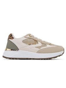 Sixth Sens Sneakersy w kolorze kremowo-beżowo-oliwkowym rozmiar: 38. Brązowe trampki Sixth Sens, bez wzorów, bez zapięcia. Za 144,95 zł.
