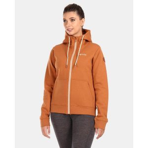 Damska bawełniana bluza Kilpi RAJANA-W. Czerwone bluzy Kilpi, xs, bez wzorów, z bawełny, bez kaptura. Za 207,23 zł.