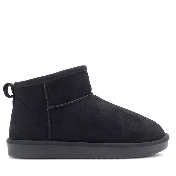 Śniegowce Jenny Fairy. Czarne buty zimowe Jenny Fairy, bez obcasa, bez zapięcia. Za 139,99 zł.