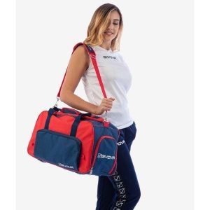Torba sportowa Givova Palestra Granatowo-Czerwona Czerwona. Czarne torby podróżne i sportowe Givova, bez wzorów. Za 190,13 zł.