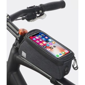 Sakwa rowerowa na ramę SAHOO. Szare torebki klasyczne SAHOO, bez wzorów, z nylonu, bez dodatków. Za 61,99 zł.