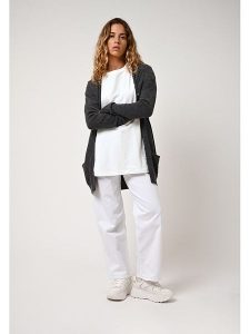 AUTHENTIC CASHMERE Kaszmirowy kardigan "Cimet" w kolorze antracytowym rozmiar: L. Czarne kardigany AUTHENTIC CASHMERE, z kaszmiru. Za 454,95 zł.