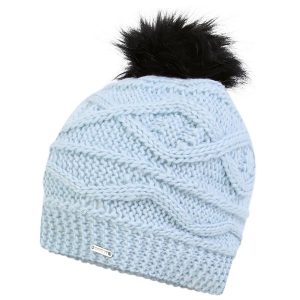 Czapka zimowa damska Dare2b Remind II z pomponem. Niebieskie czapki Dare 2b, bez wzorów, z wełny, sportowe. Za 31,00 zł.
