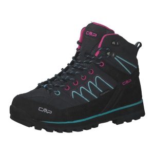 Buty trekkingowe damskie CMP Moon Mid WP. Niebieskie buty trekkingowe CMP, bez zapięcia. Za 479,00 zł.
