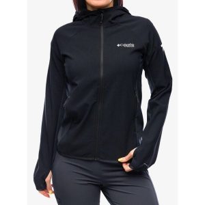 Bluza rozpinana damska Columbia Spectre Ridge Full Zip Hooded Tech Fleece. Czarne bluzy Columbia, xs, bez wzorów, bez kaptura. Za 329,99 zł.