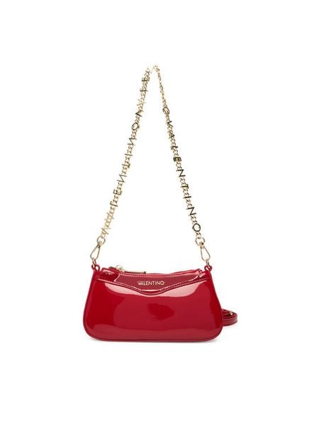 Valentino Torebka Elly VBS9IP13VER Czerwony. Czerwone listonoszki Valentino, bez wzorów, ze skóry, bez dodatków. Za 275,99 zł.