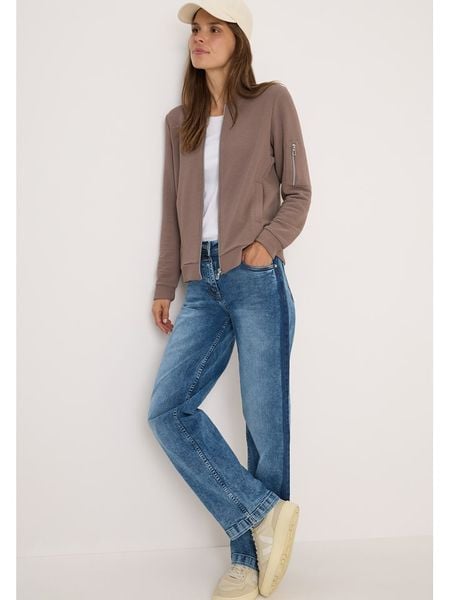 Cecil Bluza w kolorze jasnobrązowym rozmiar: XXL. Brązowe bluzy Cecil, xxl, bez wzorów, bez kaptura. Za 143,90 zł.