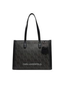 KARL LAGERFELD Torebka A2W30190 Czarny. Czarne torebki klasyczne KARL LAGERFELD, bez wzorów, ze skóry, bez dodatków. Za 699,99 zł.