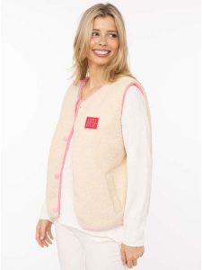 Zwillingsherz Kamizelka pluszowa w kolorze beżowym rozmiar: M. Brązowe kamizelki Zwillingsherz, m, bez wzorów, bez kołnierzyka, bez ramiączek, bez kaptura. Za 123,95 zł.