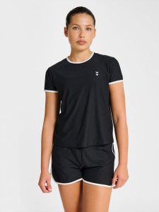 Damski top treningowy Hummel Pulse Cima. Czarne topy Hummel, l, bez wzorów, z materiału, klasyczne, bez kołnierzyka, bez ramiączek. Za 121,76 zł.
