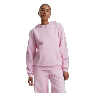 Bluza damska z kapturem Urban Classics. Czerwone bluzy Urban Classics, bez wzorów, z kapturem. Za 206,00 zł.