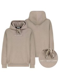 Sublevel Bluza w kolorze szarobrązowym rozmiar: XS. Brązowe bluzy Sublevel, xs, bez wzorów, z kapturem. Za 114,17 zł.